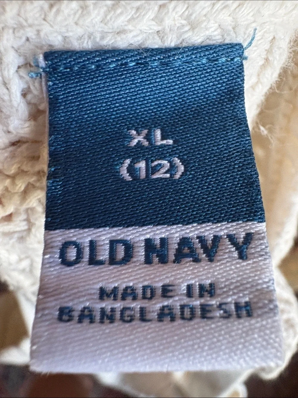 Old Navy White Scallop-Trim Knit Camisole